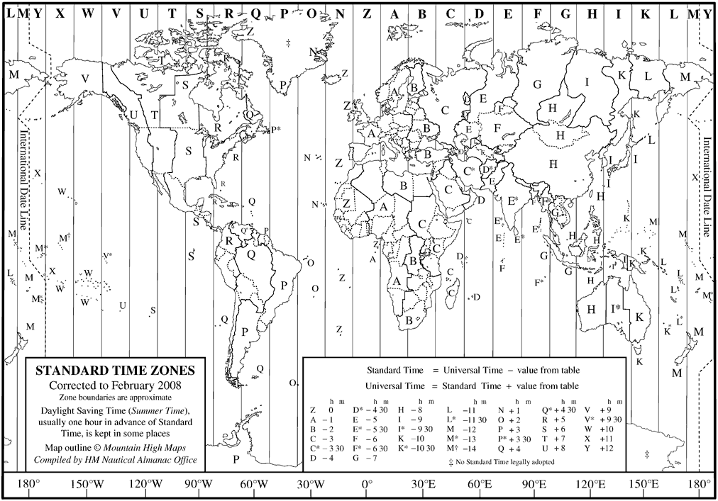 time zone map with times. map of time zones us. map of